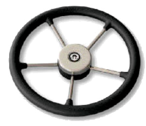Рулевое колесо 613005 черное 400 мм