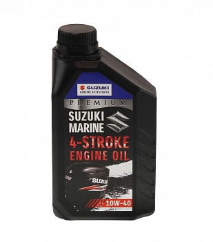 Масло Suzuki Marine Premium 4Т. 10W40, 1 л, минеральное