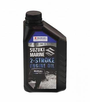 Масло Suzuki Marine Premium 2-х тактное, 1 л минеральное